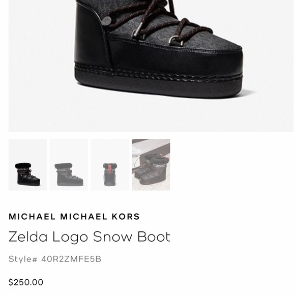 Michael Kors Zelda Logo Snow Boots - Picture 8 of 10